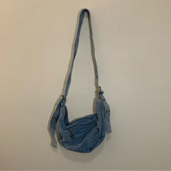 American Eagle Denim Shoulder Bag - Picture 3 of 5